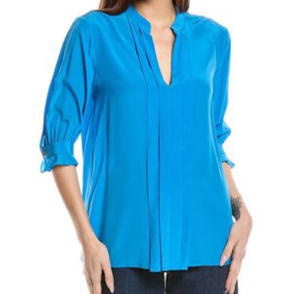 NWT Boss Birula Silk Blouse Size 2